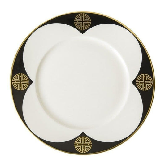 Royal Crown Derby Satori Black 8" Salad Plate