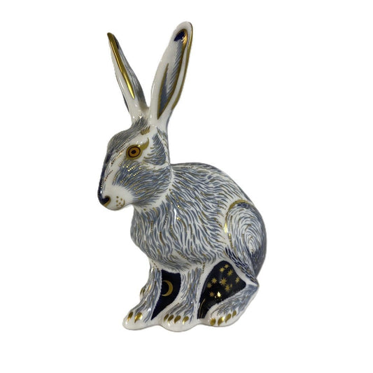 Royal Crown Derby Starlight Hare Paperweight