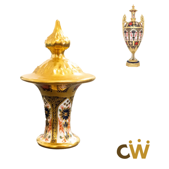 Royal Crown Derby Trophy Vase Replacement Top Section Charterwells