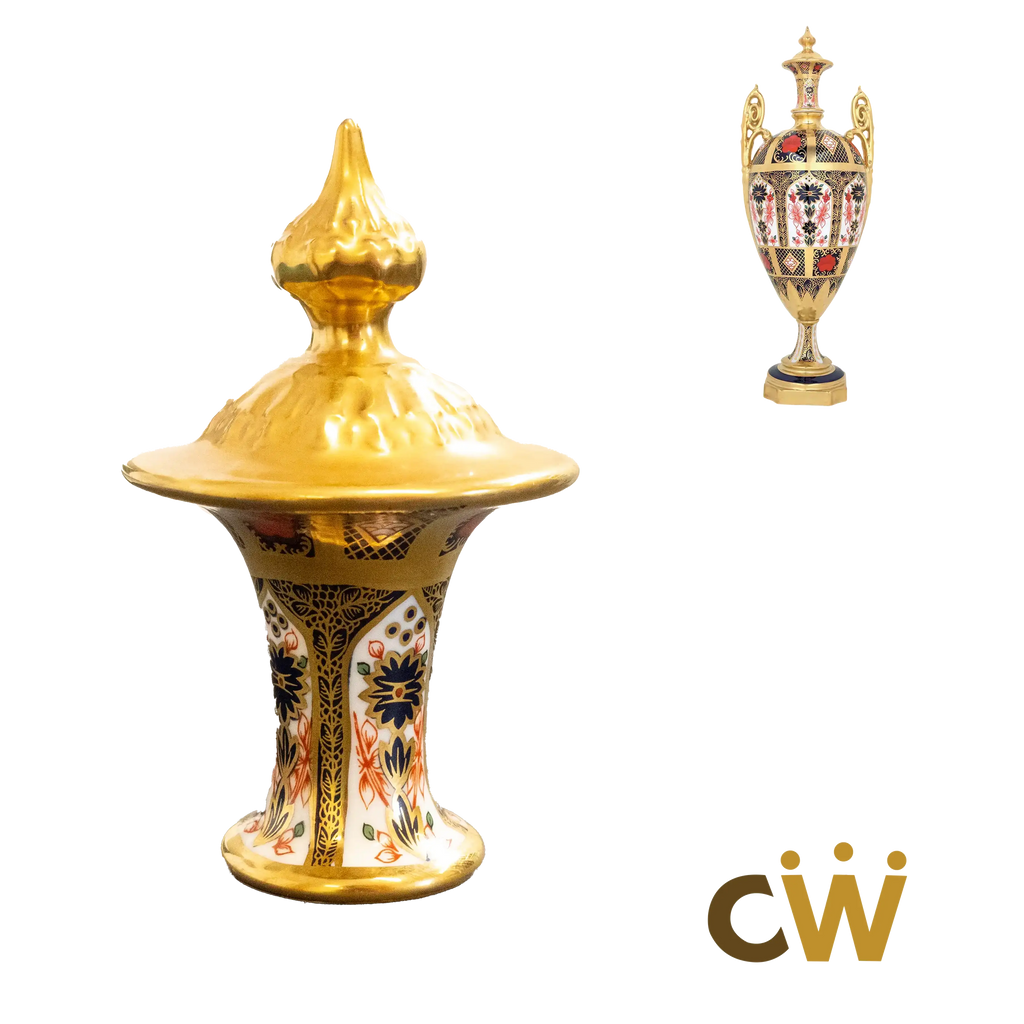 Royal Crown Derby Trophy Vase Replacement Top Section Charterwells