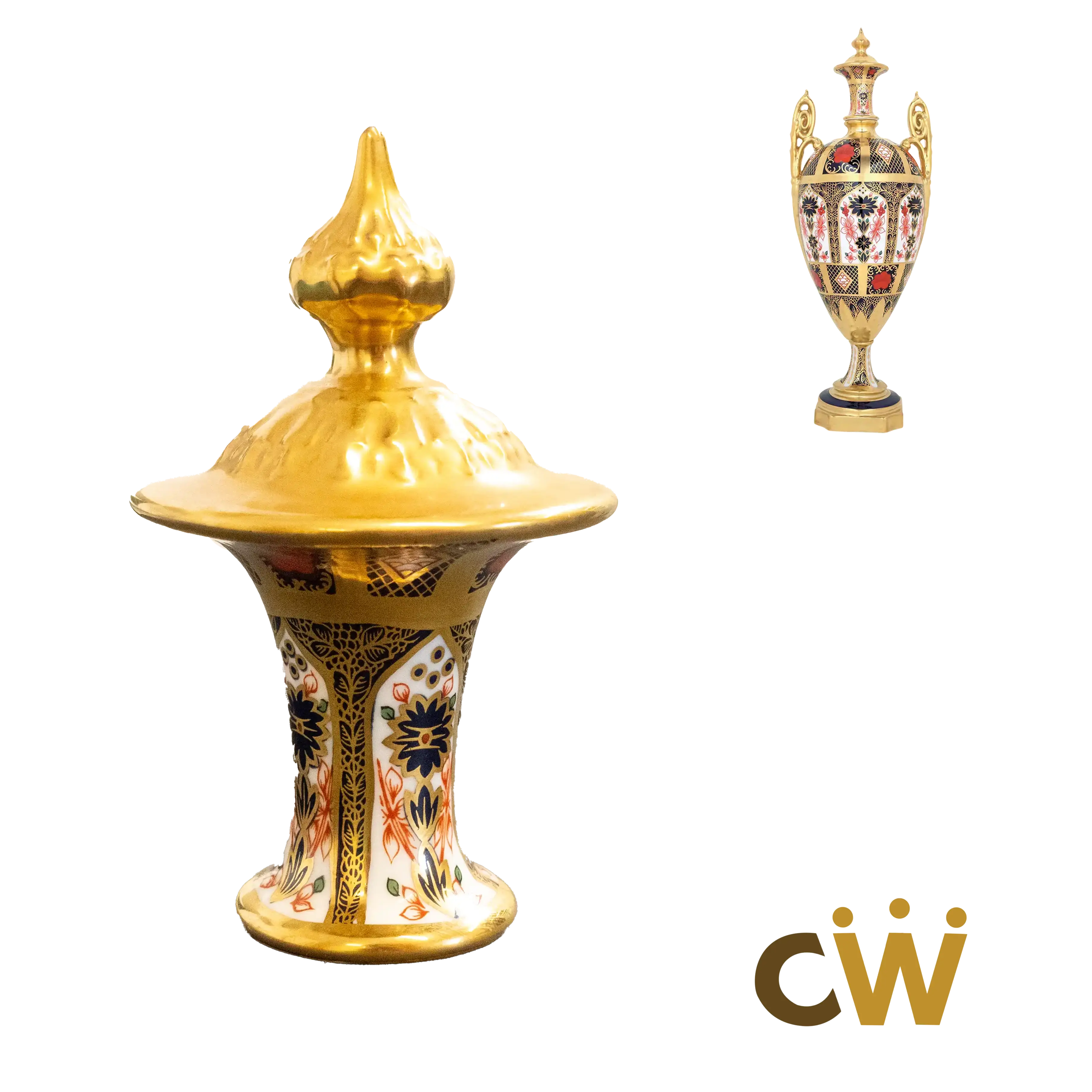 Royal Crown Derby Trophy Vase Replacement Top Section Charterwells