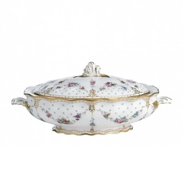 royal crown derby antoinette casserole vegetable dish - Charterwells