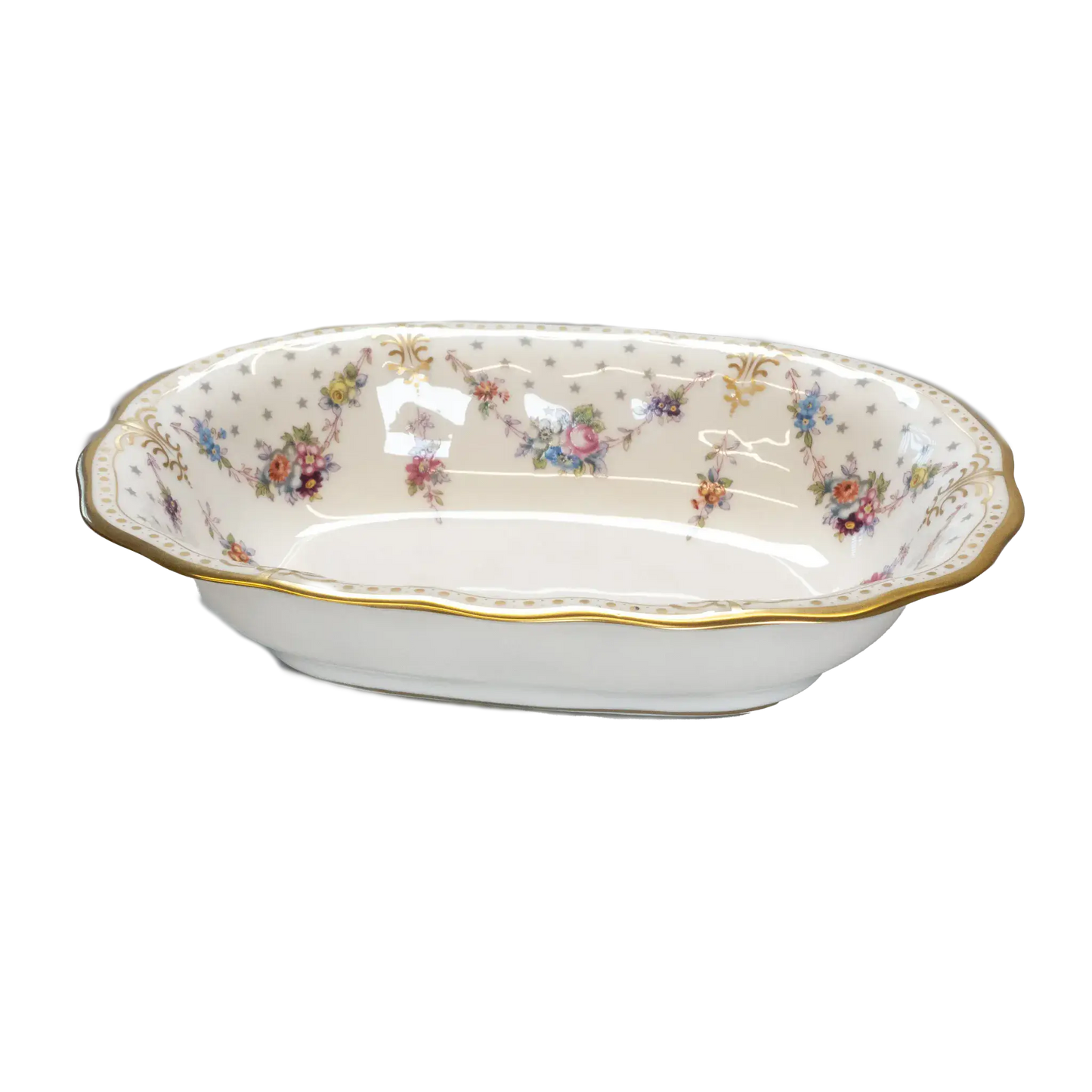 Royal Crown Derby Antoinette Open Vegetable Dish