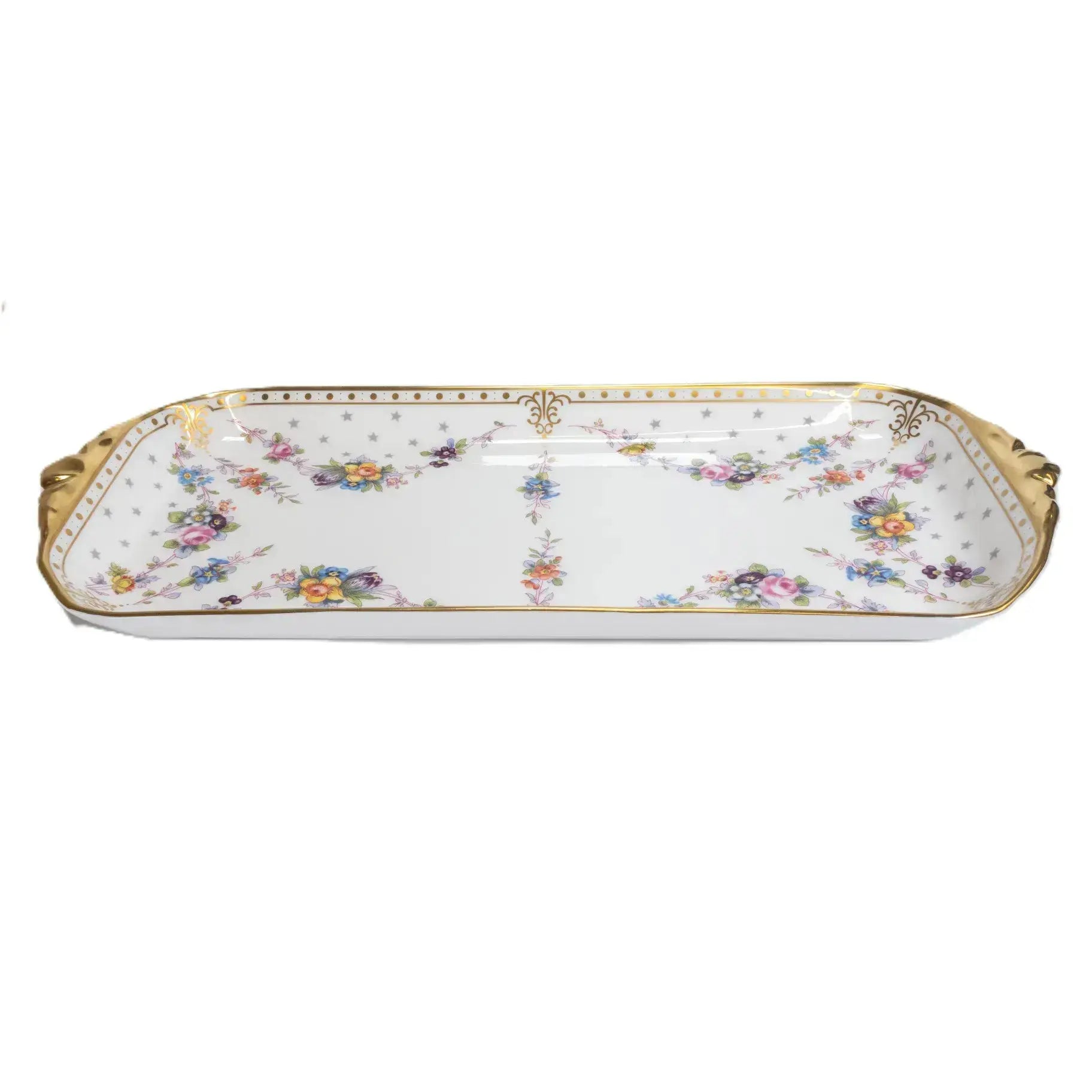 royal crown derby antoinette sandwich tray - Charterwells