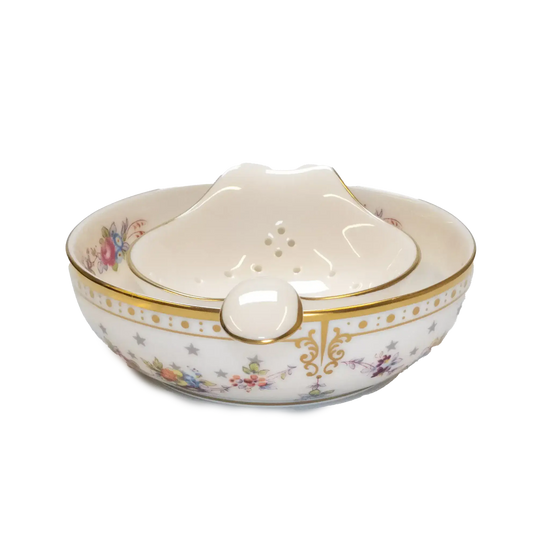 royal crown derby antoinette tea strainer drip bowl - Charterwells