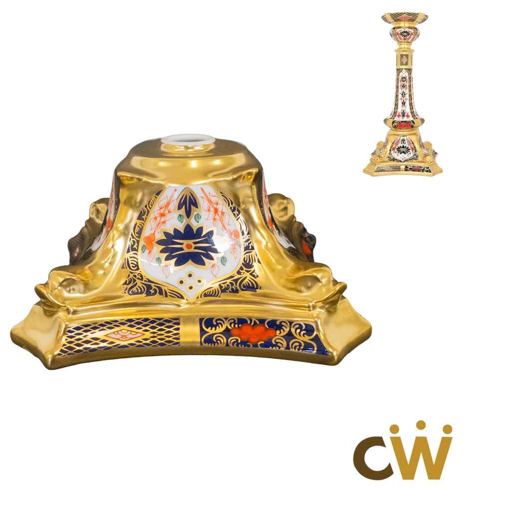 Royal Crown Derby Imari SGB Candlestick Replacement Foot - Charterwells