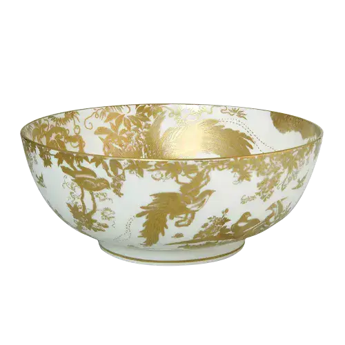 Royal Crown Derby Gold Aves 10" Salad Bowl