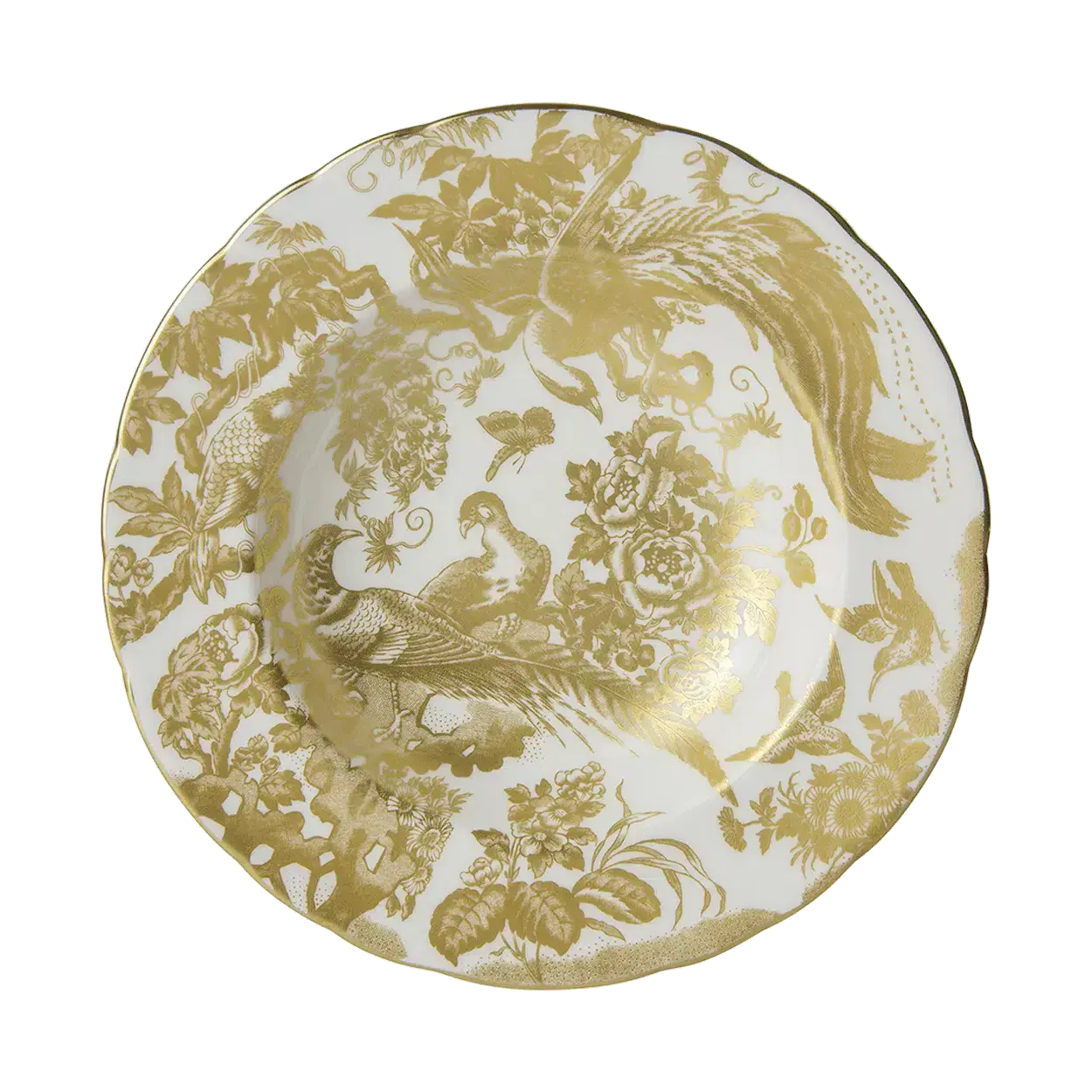 Royal Crown Derby Gold Aves 8" Soup Bowl