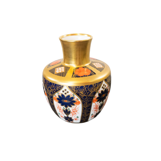Royal Crown Derby Imari SGB Squat Vase Charterwells