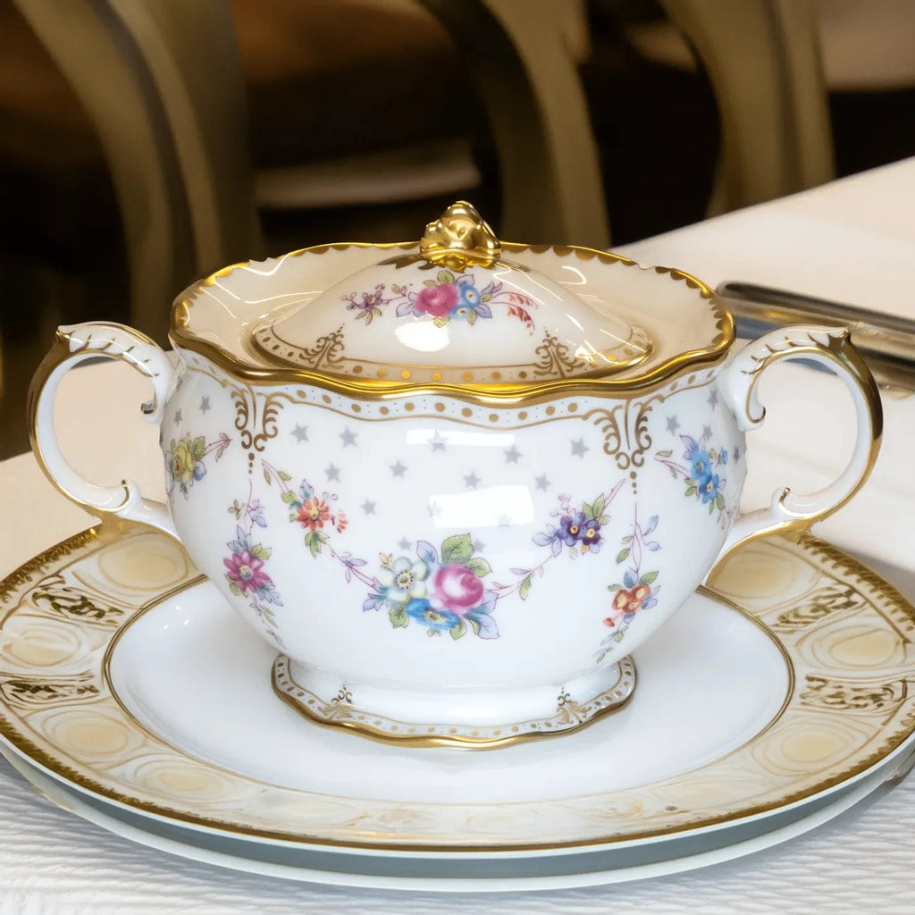Royal Crown Derby Antoinette Covered Sugar Bowl Charterwells