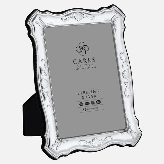 traditional 7 x 5 sterling silver photo frame - Charterwells