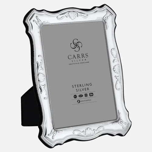 traditional 7 x 5 sterling silver photo frame - Charterwells
