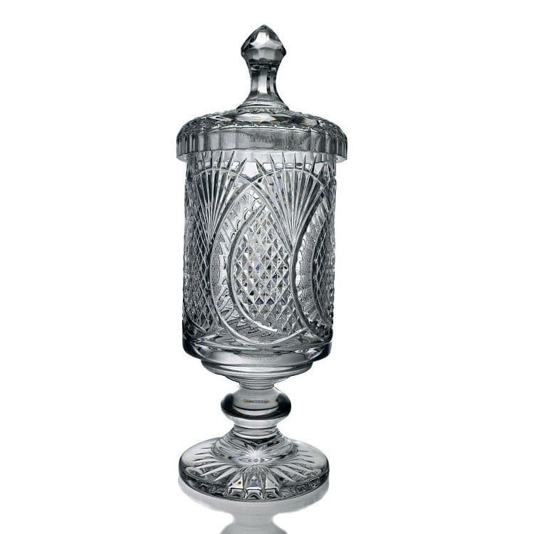 Waterford Crystal 15 Inch Seahorse Lidded Jar Charterwells