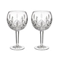 waterford crystal lismore balloon wine glass set of 2 - Charterwells